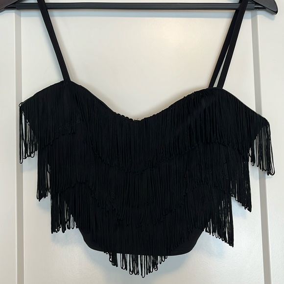 Fringe corset crop top - Picture 1 of 3